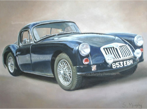 Painting of an MGA